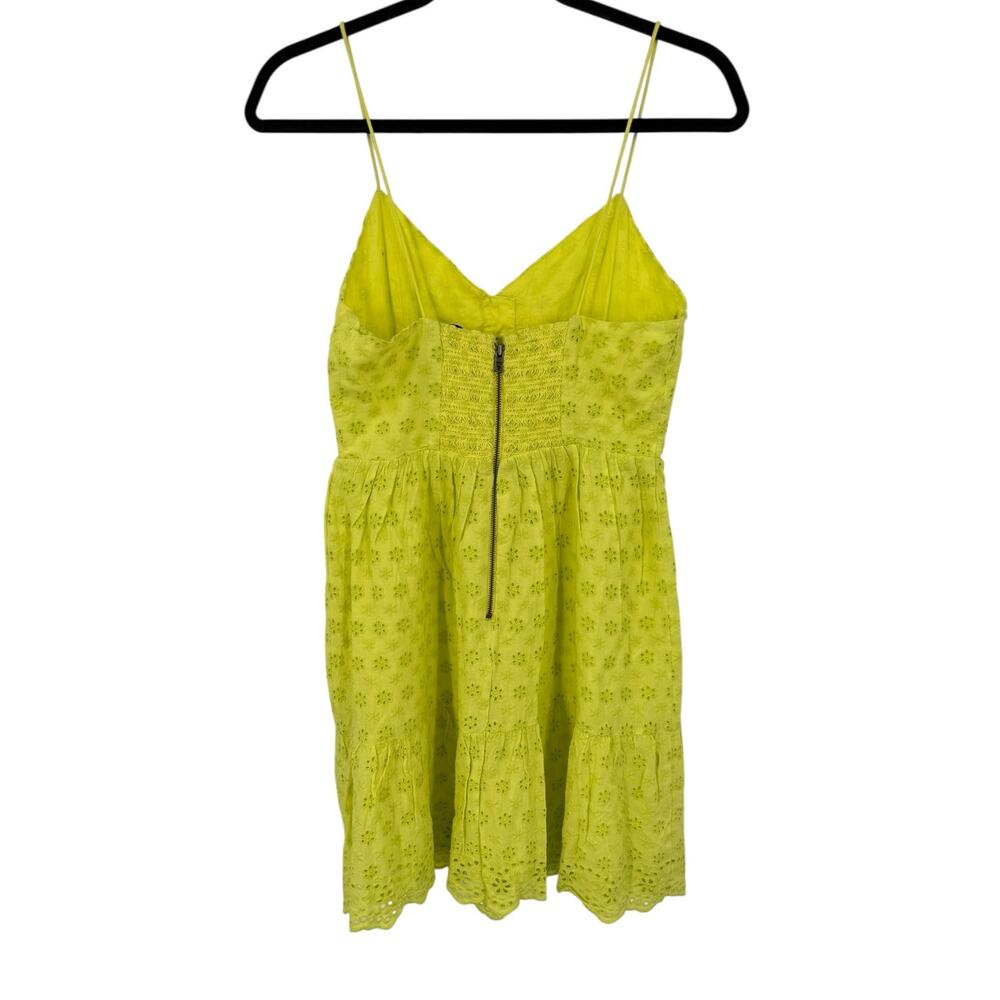 Alice + Olivia dress Fae Eyelet Embroidered minidress size 2 - Picture 4 of 7